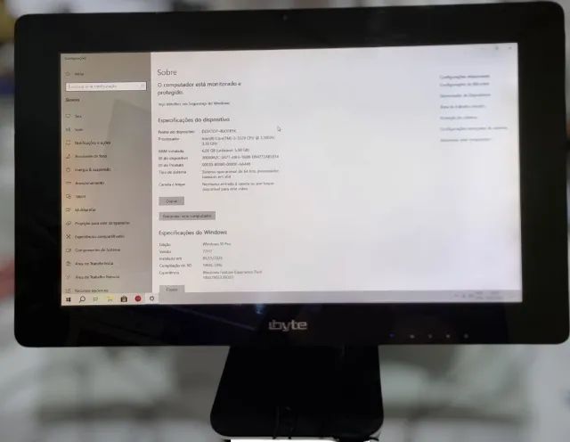 All in one tela i3, tela 22 polegadas lindo