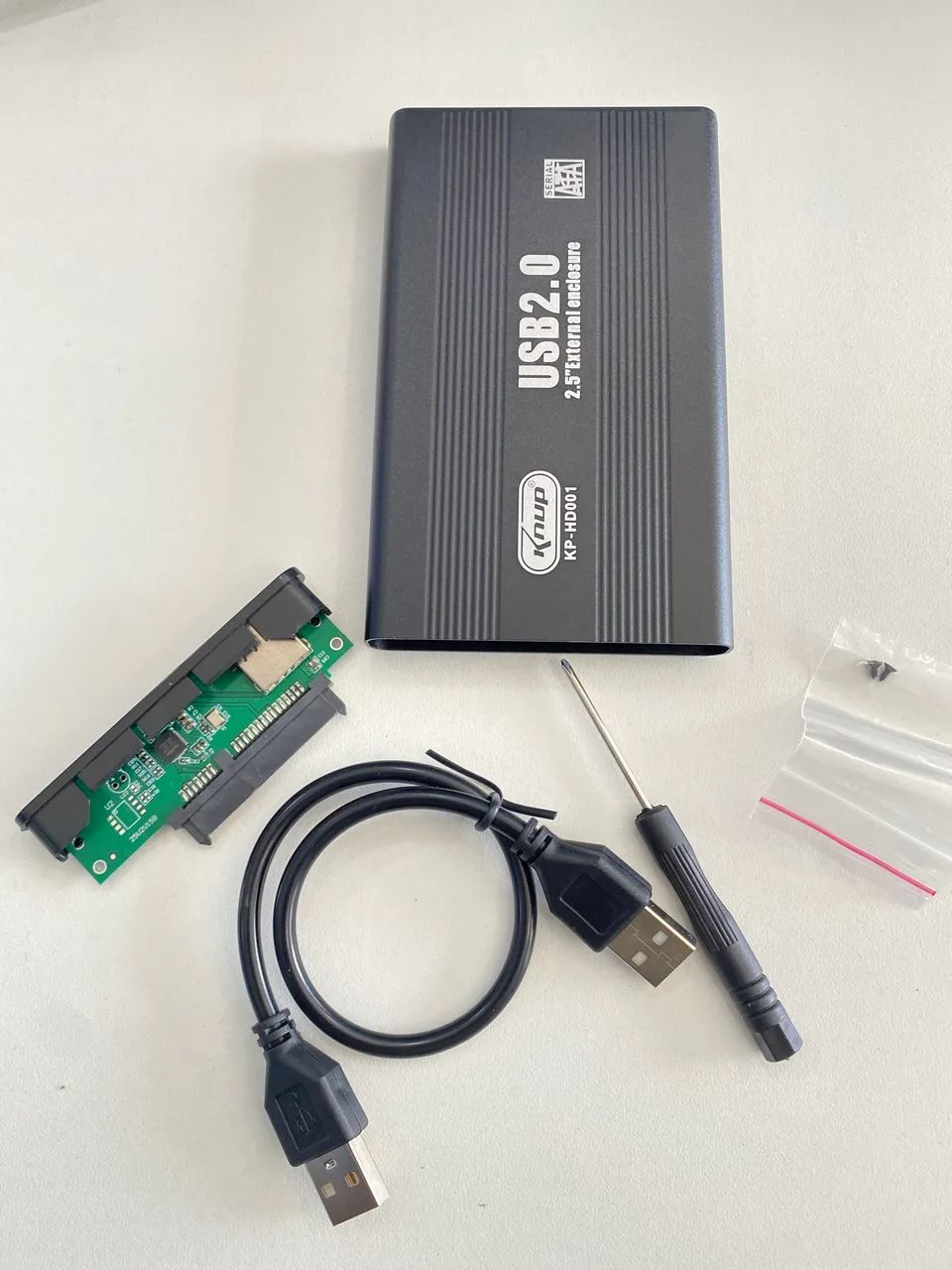 Case Gaveta Para HD e SSD Sata 2.5", USB 2.0, Slim - Knup - Foto 4