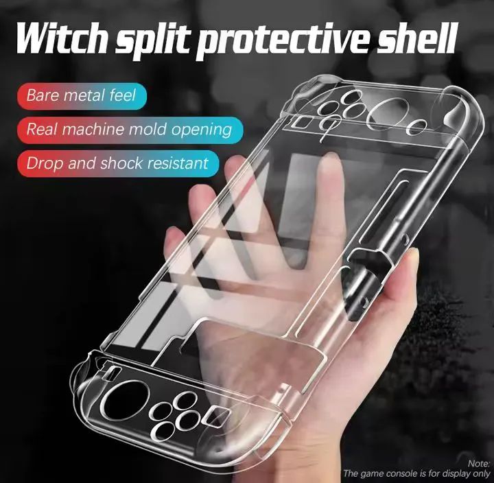 Capa Protetora Transparente para Nintendo Switch - Novo