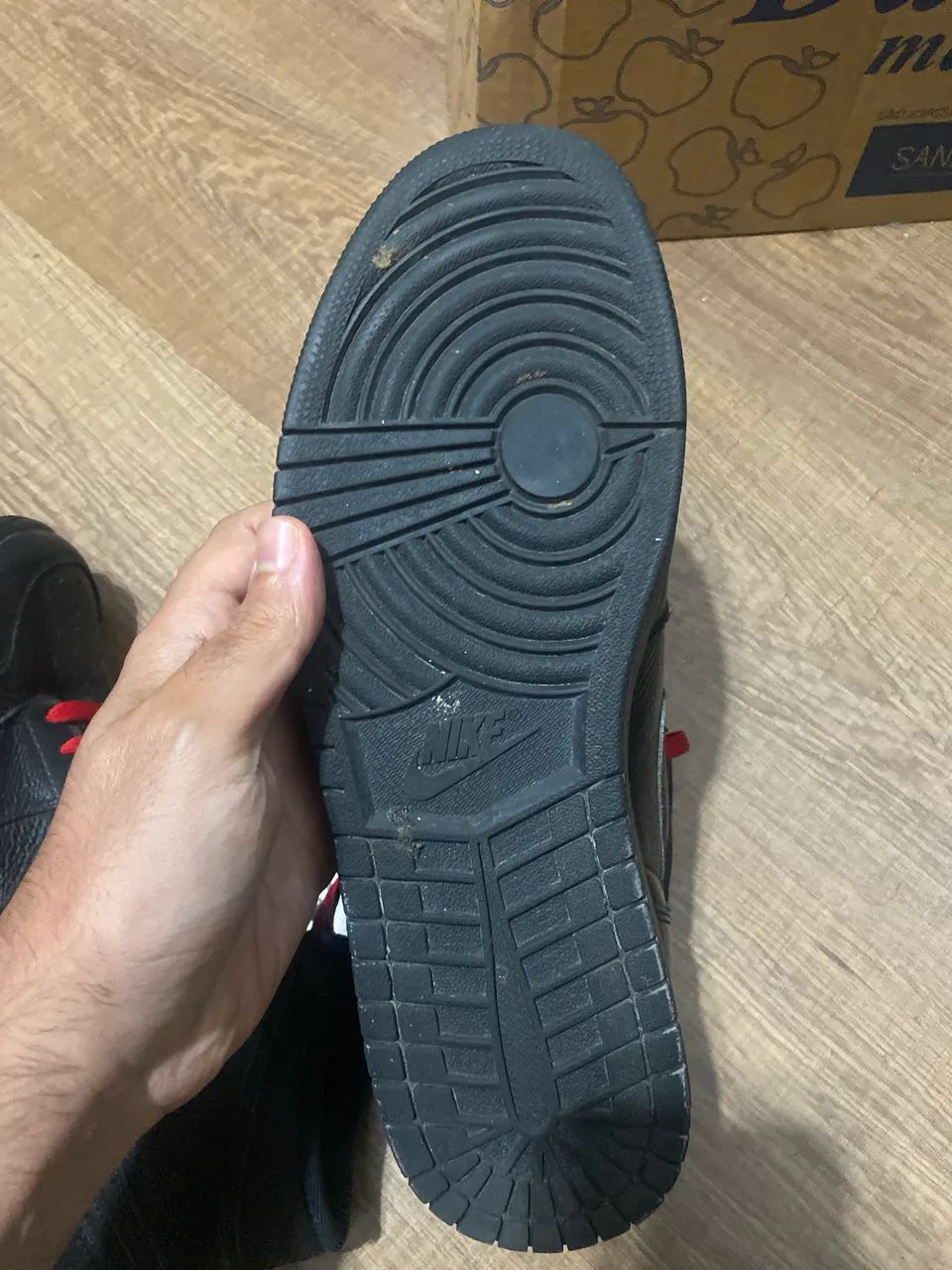 Nike Air Jordan High Triple Black 44  - Foto 3