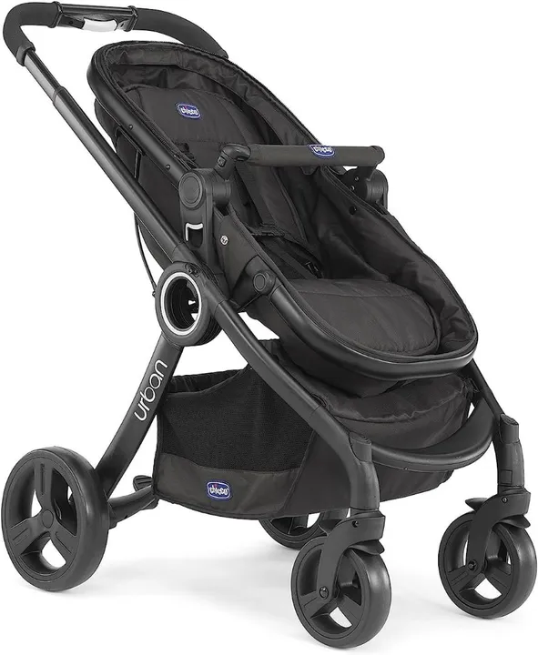 Carrinho urban plus black, Chicco, Black