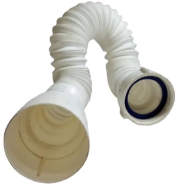 Sifão Tubo Extensivo Sanfonado Universal Branco - Foto 2