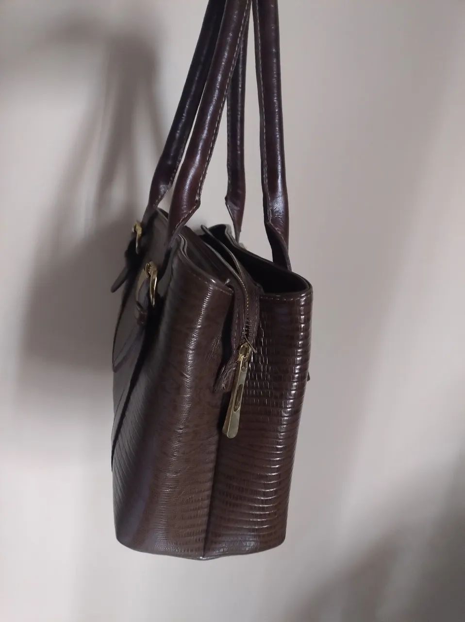 Bolsa de Ombro Marrom Leslie Bags - Foto 5