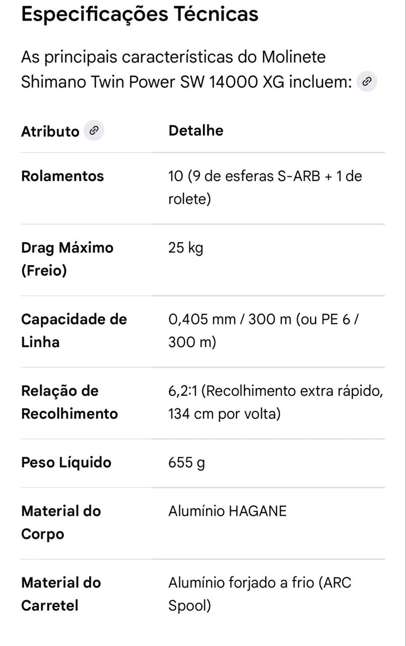 Molinete Shimano SW 14.000 XG - Foto 4