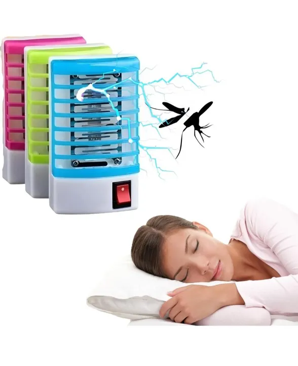 Luminária repelente ultrassônico mata mosquito