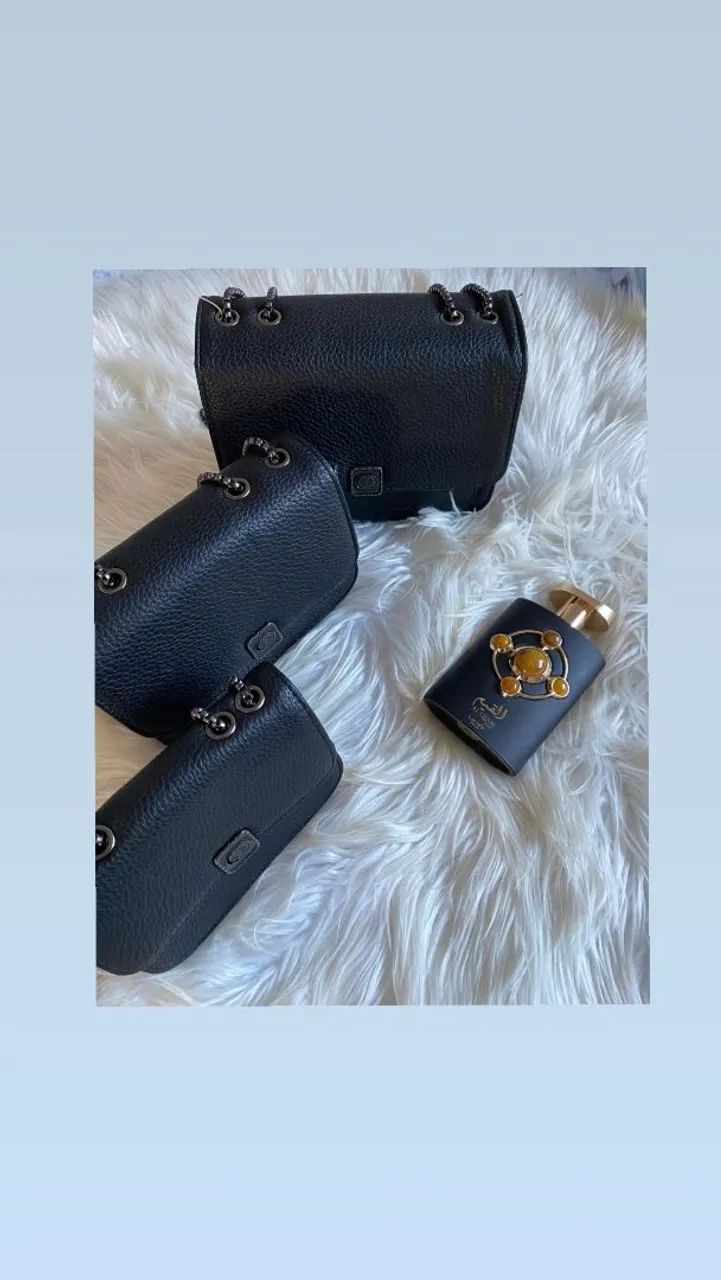 Conjunto de bolsas marrons modernas - Foto 5