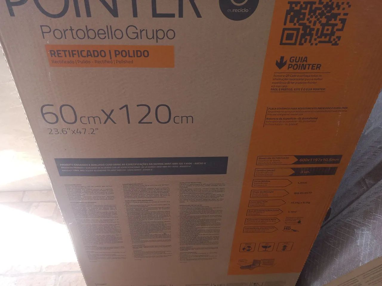 Revestimento Cerâmico Pointer Portobello 60x120cm - Novo - Foto 2