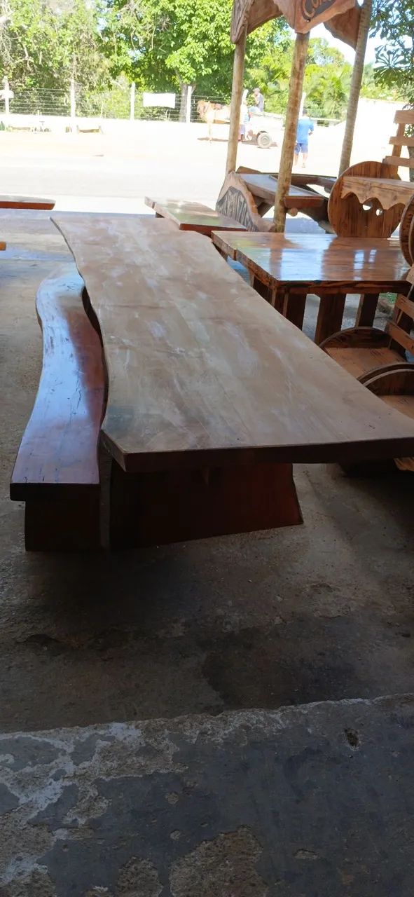 Cadeiras de madeira rústicas - Foto 4