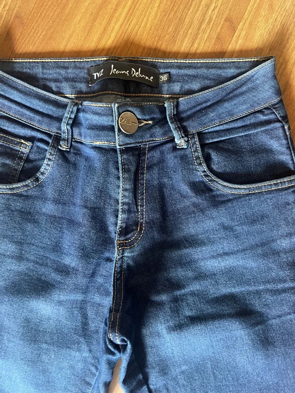 Calça Jeans Skinny Azul Escuro - Foto 3