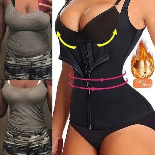 Cinta Modeladora com Zíper - Reduza a cintura e tenha uma postura perfeita!  - Foto 4