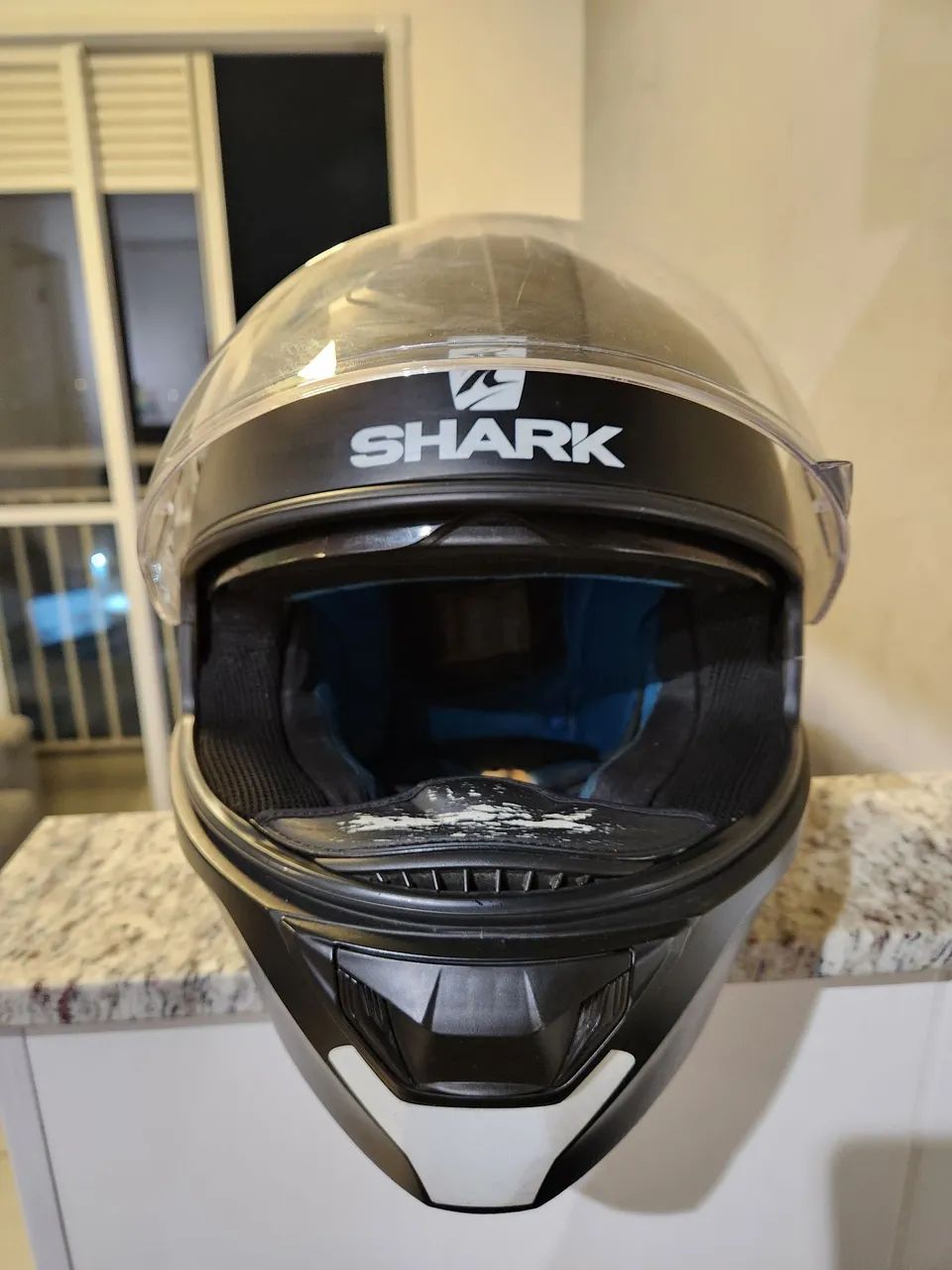 Capacete Shark D-Skwal 2 Fosco Tamanho 58 - Usado - Foto 5