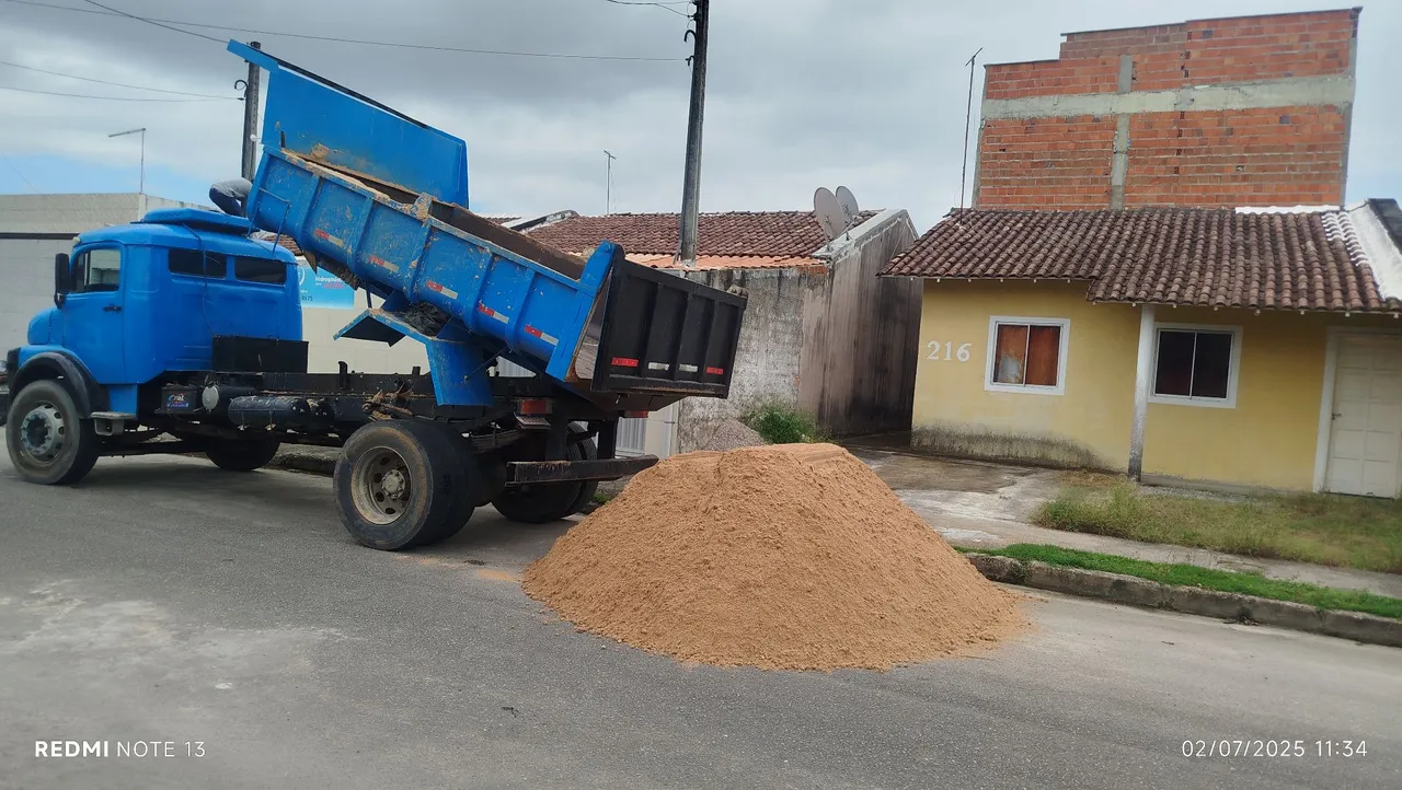 Areia para construção - Entrega imediata
