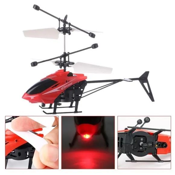 Helicóptero Voador Com Controle Remoto / Aeronave Que Acende A Mão