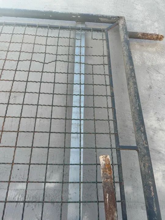 Portão telado aço galvanizado - Foto 3