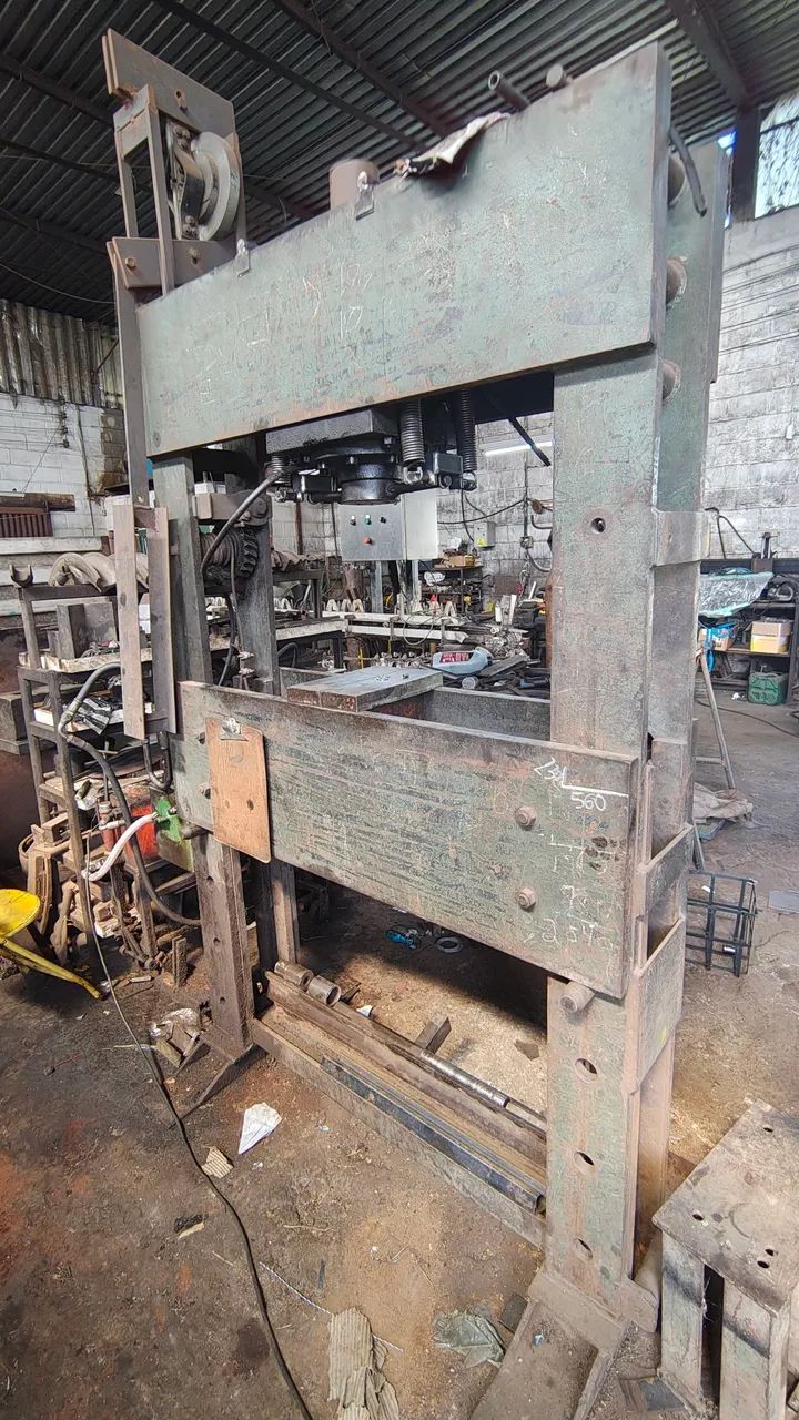 Prensa hidráulica, automática e manual 100 Toneladas  - Foto 5