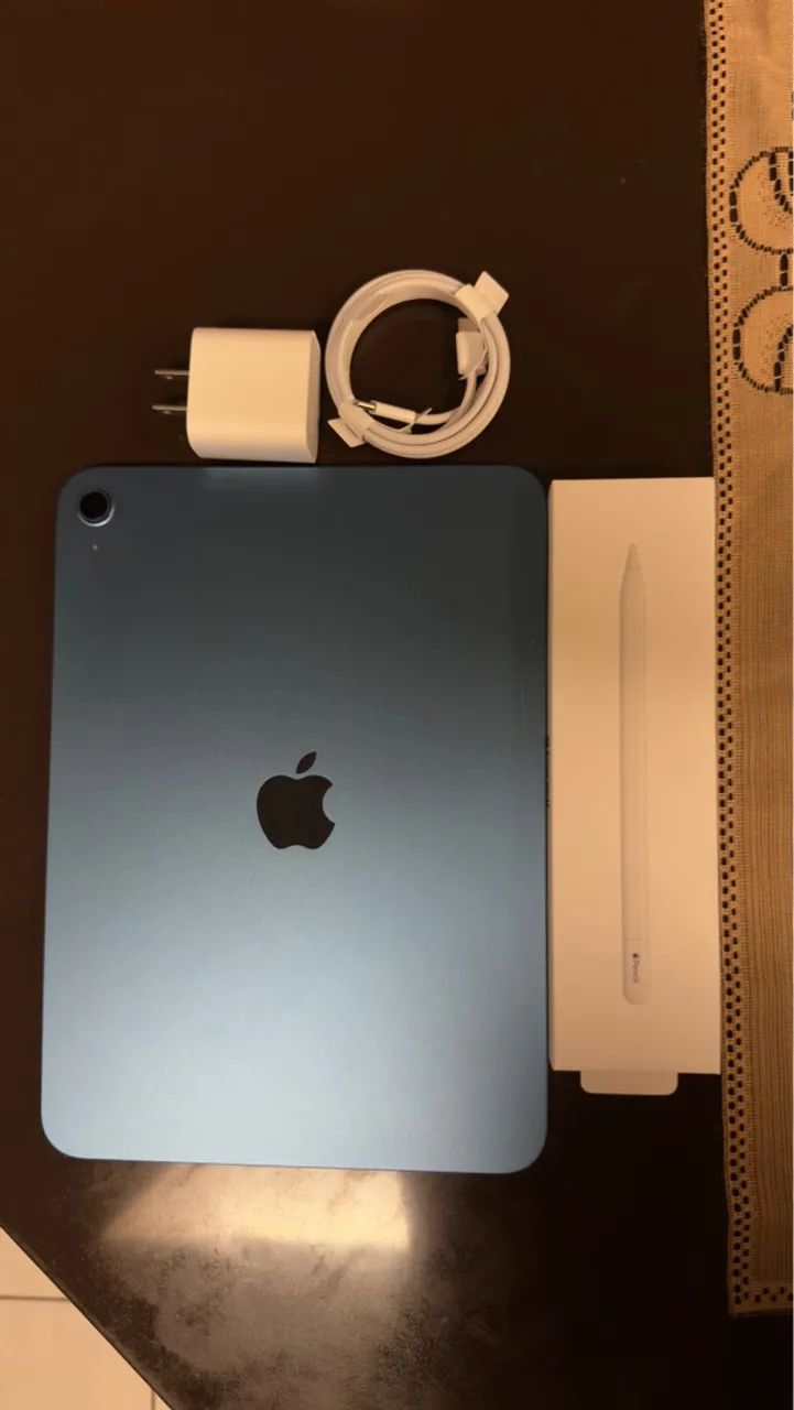 Apple iPad (11a Geração) A16 128 Gb Wi-fi - 2025 AZUL + Apple Pencil - Foto 3