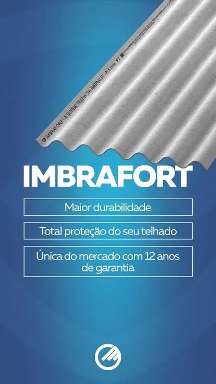 Telha Fibrocimento 2.44 X 1.10 6mm  - Foto 3