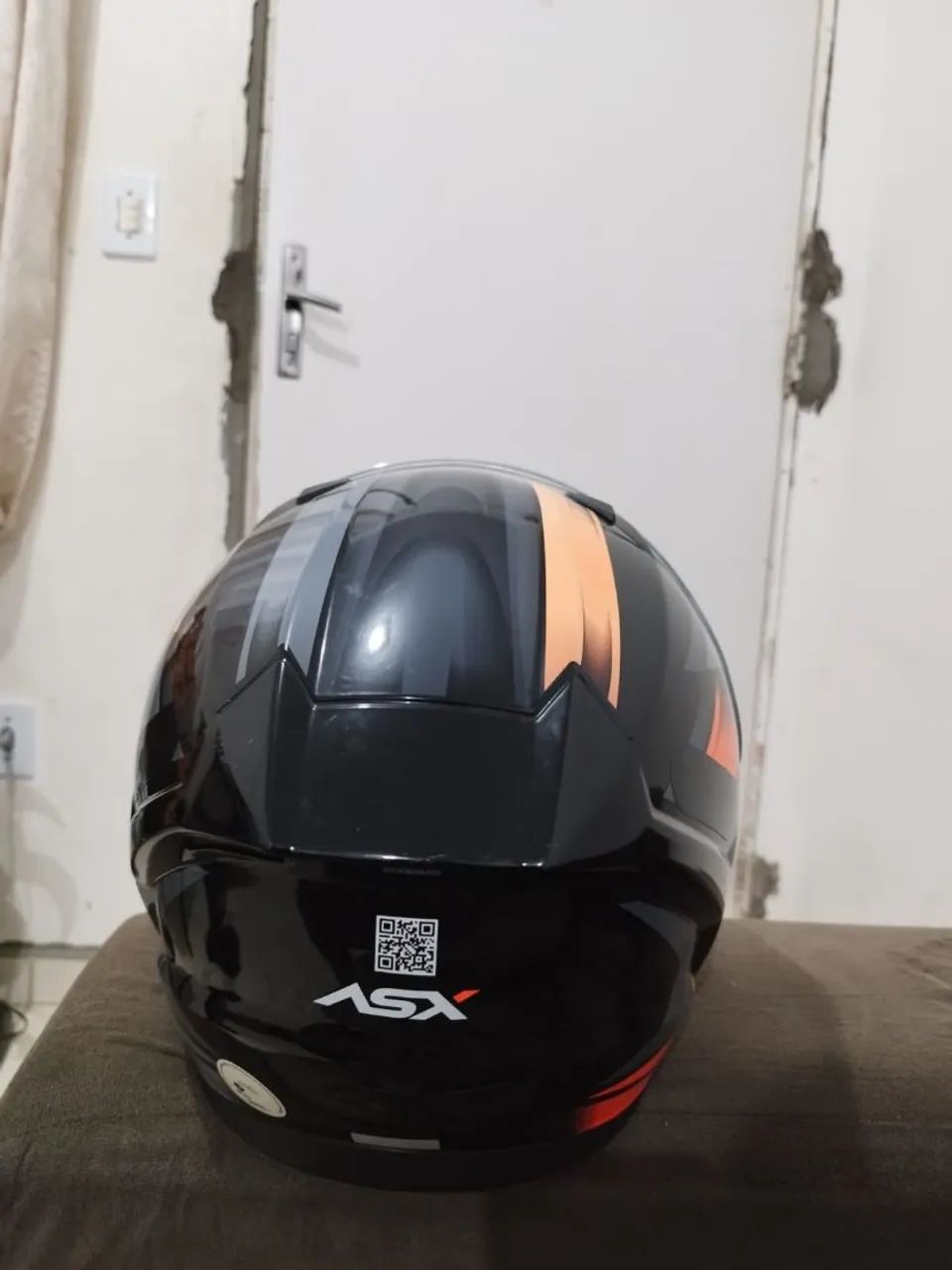 Capacete ASX preto  - Foto 3