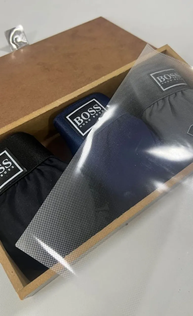 Kit 3 Cuecas Box