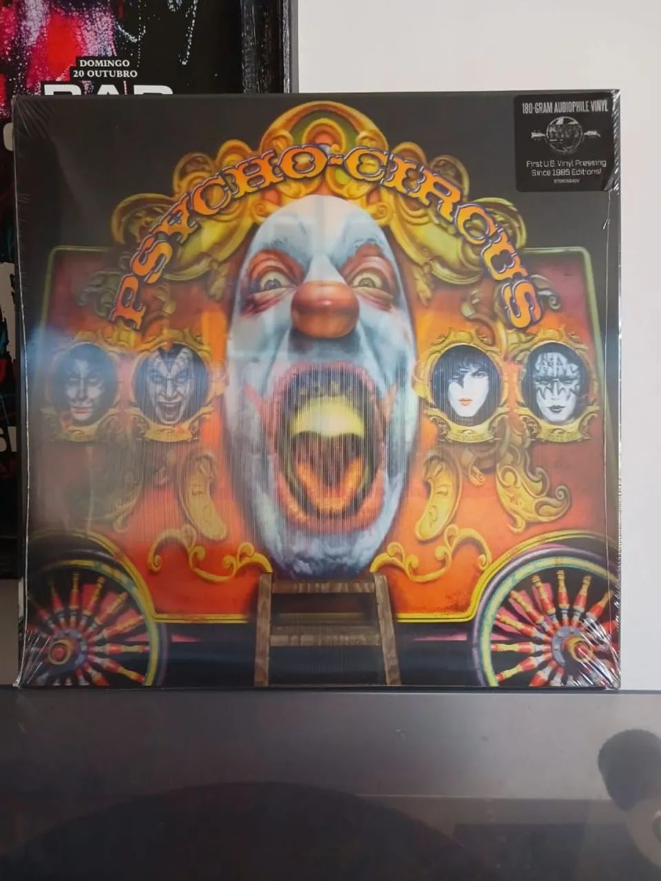 LP Kiss Psycho Circus 3D Raro Único na Internet Lacrado de Época