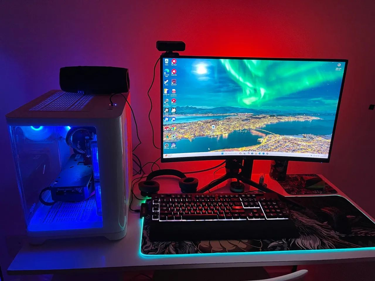 PC Gamer Ryzen 5 + RX 5600 XT + 16GB + Monitor 27 polegadas 180Hz AOC (na garantia) - Foto 4