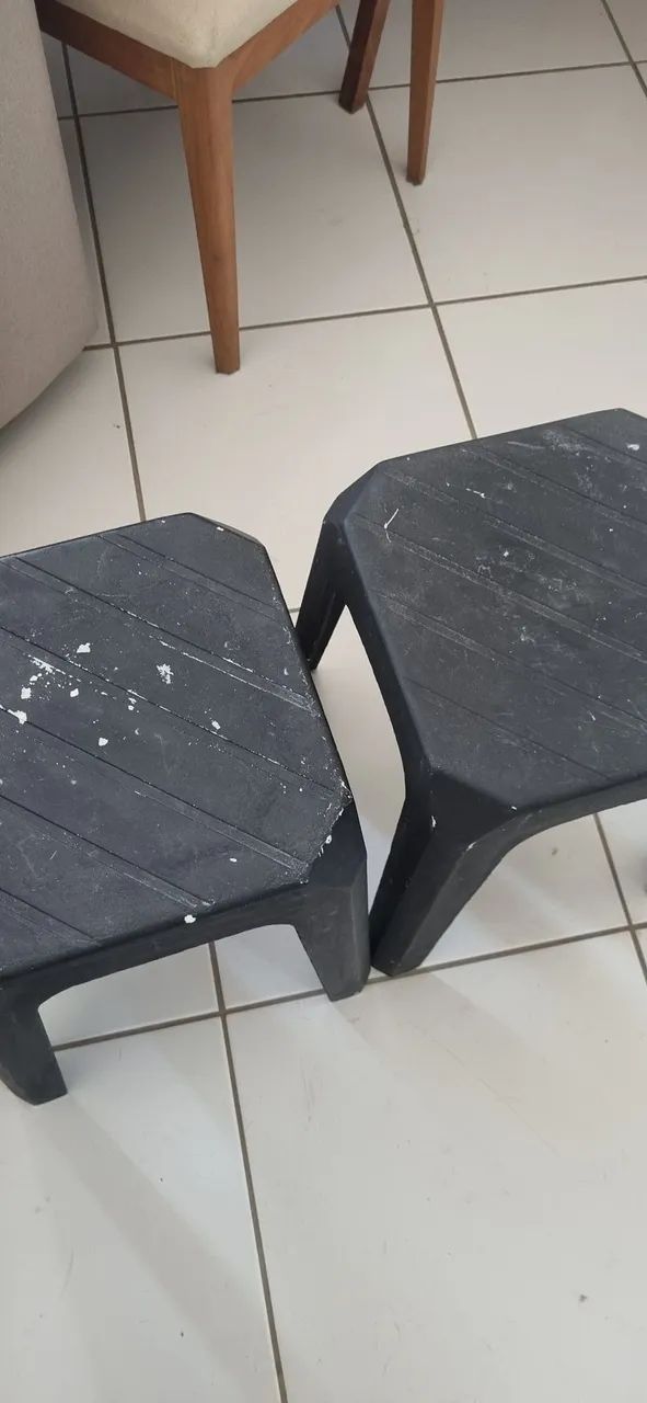 Banco plástico reforçado. 2 unidades - Foto 2