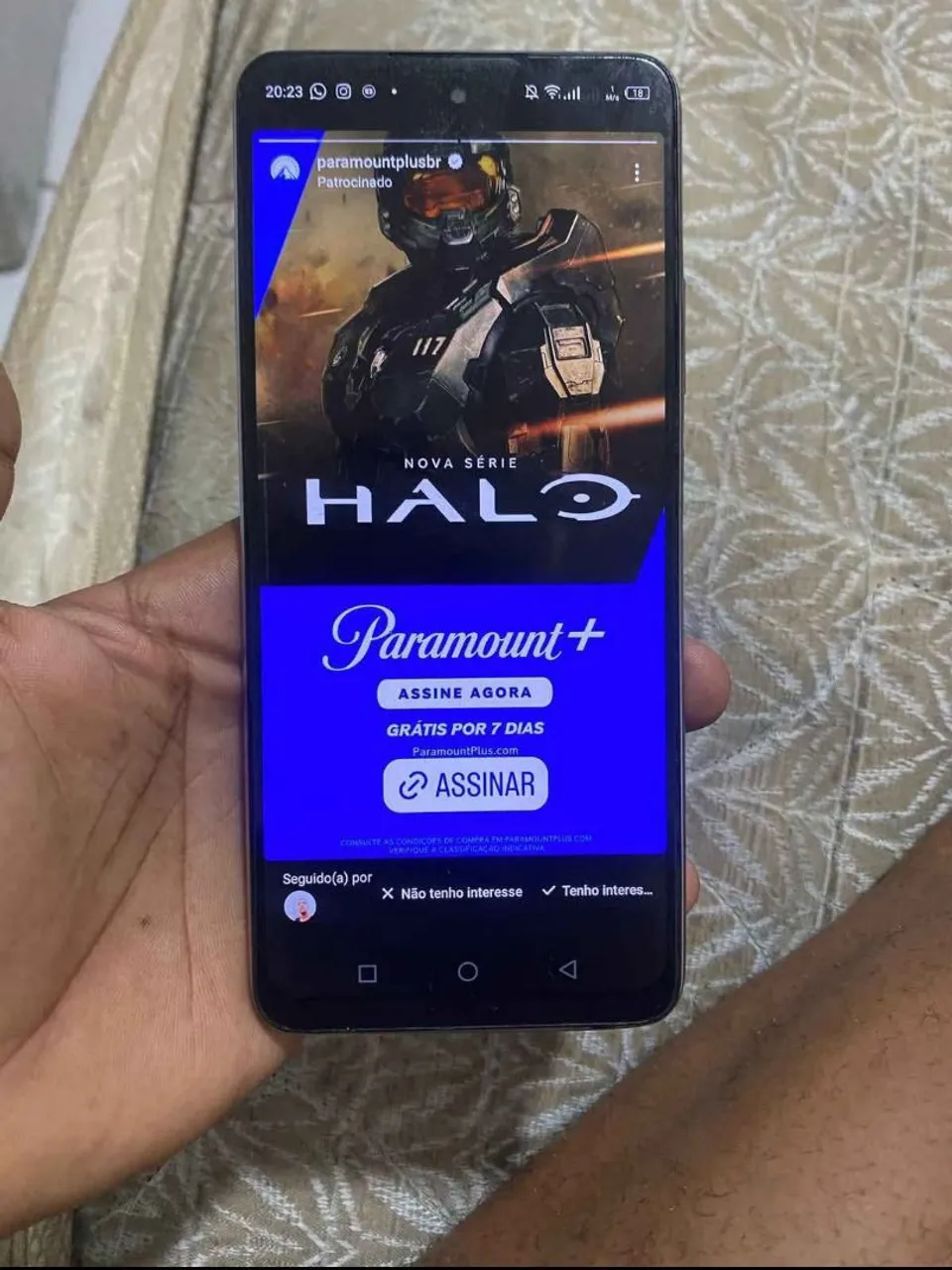 Celular infinix note 10 pro 128gb ótimo estado