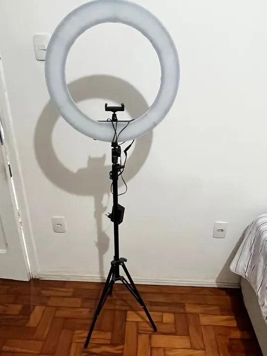Tripé-Anel de Luz para Fotos e Vídeos