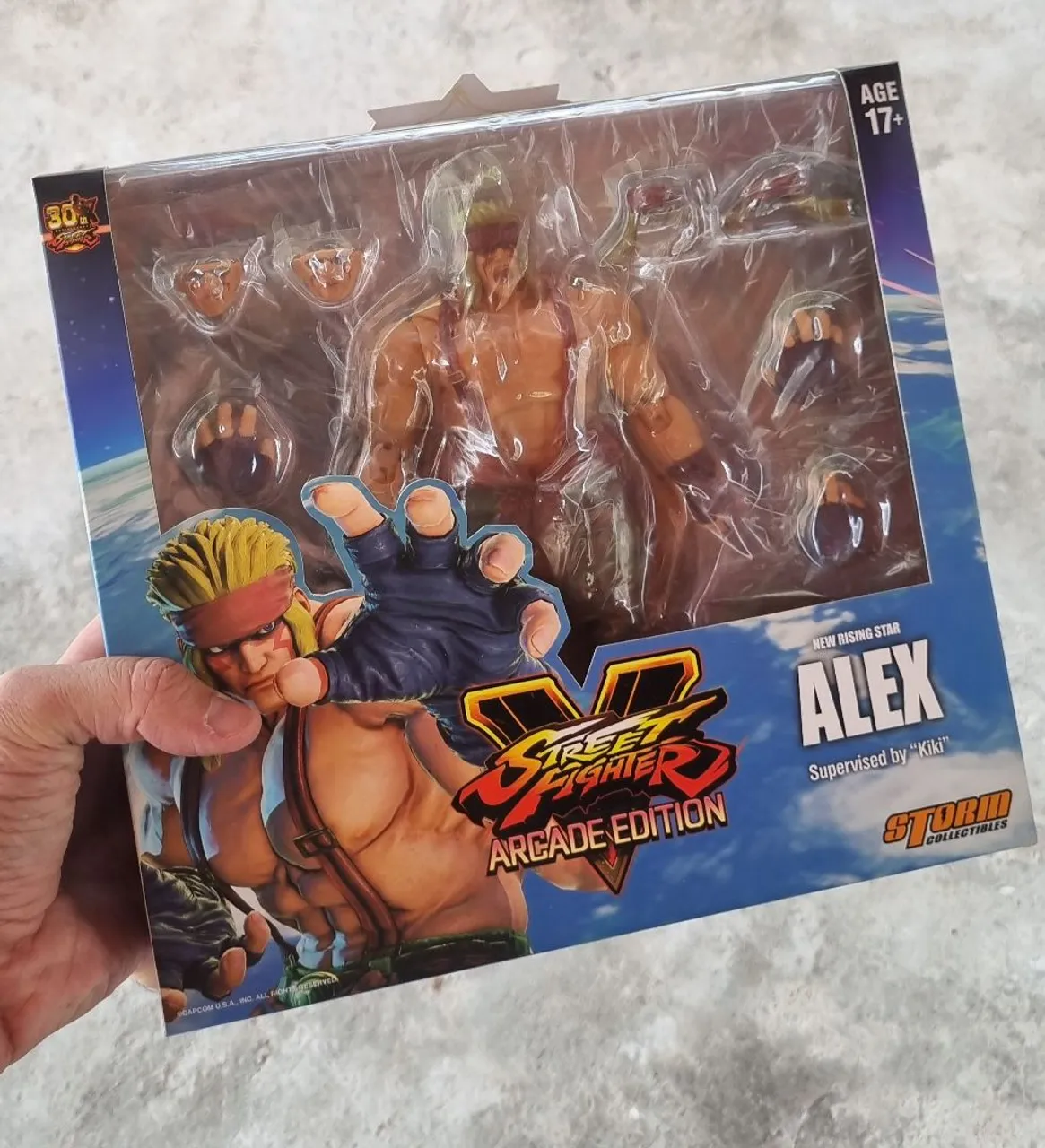 Boneco Alex Street Fighter Arcade Edition Storm Collectibles