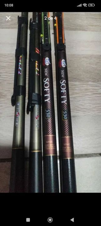Varas de Pesca telescópica carbono  - Foto 2