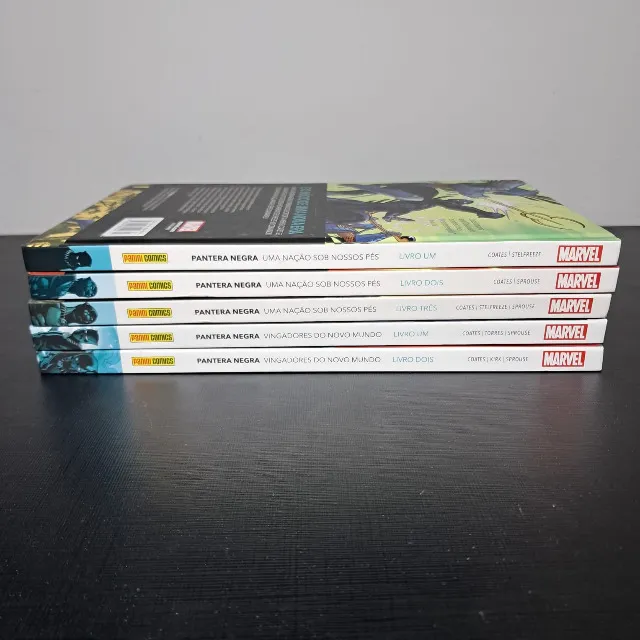 Pantera Negra 5 volumes HQ Panini