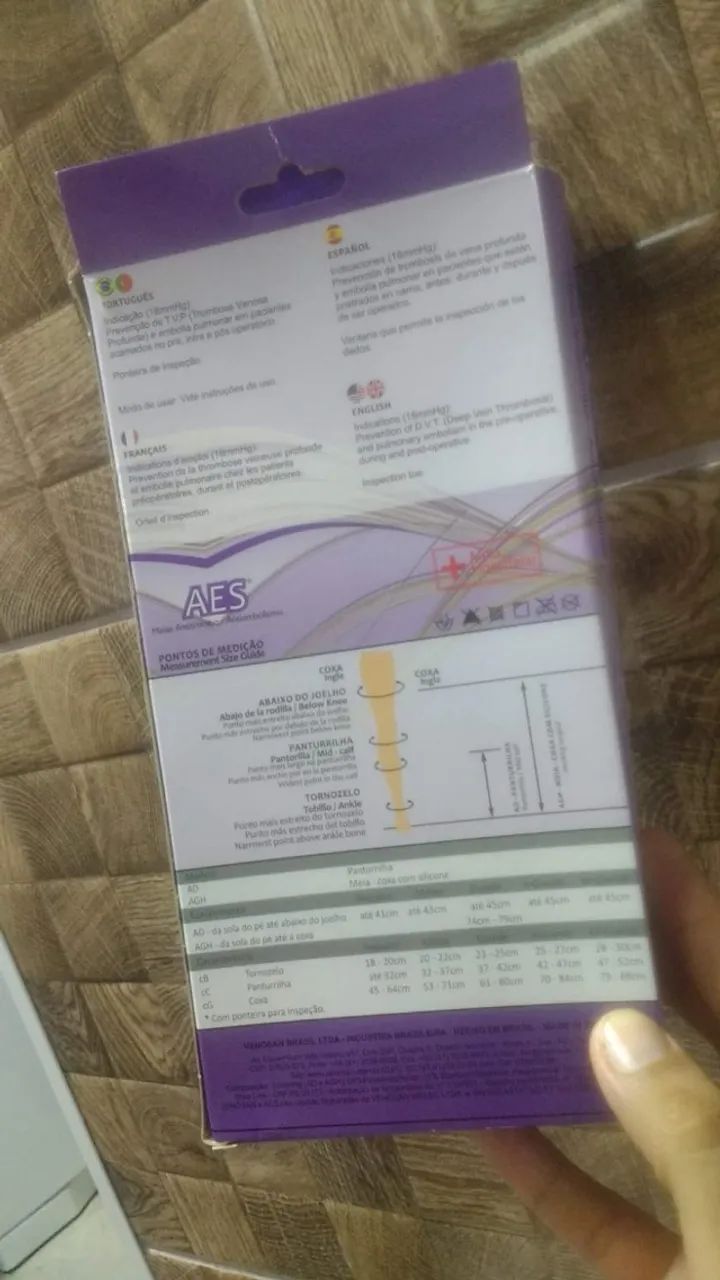 Meia compressiva Venosan Panturrilha - Foto 4