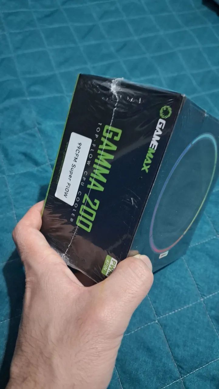 Cooler Processador Gamemax Gamma 200 RGB 120mm 95w 4 Pinos Novo Lacrado - Foto 5