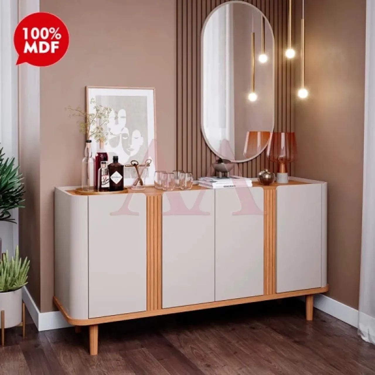 Buffet 1.65 largura- 100% MDF entrego hoje R$ 999,00 a vista