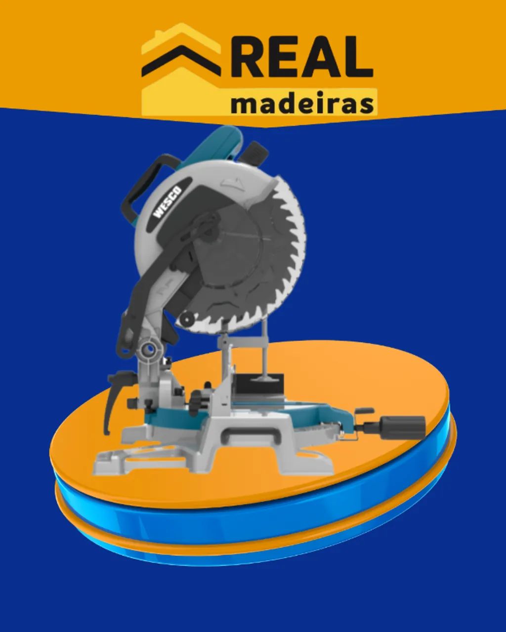 Serra Meia Esquadria 255mm/1.800W WESCO WS7172 - Foto 2