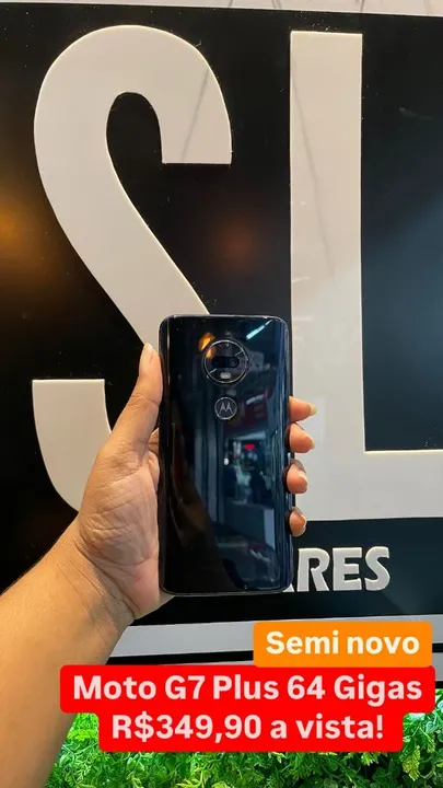 Semi novo Moto G7 Plus 64 gigas