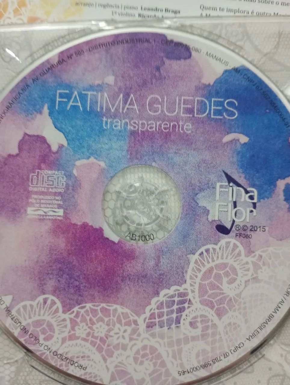 CD Transparente - Fátima Guedes - Foto 2