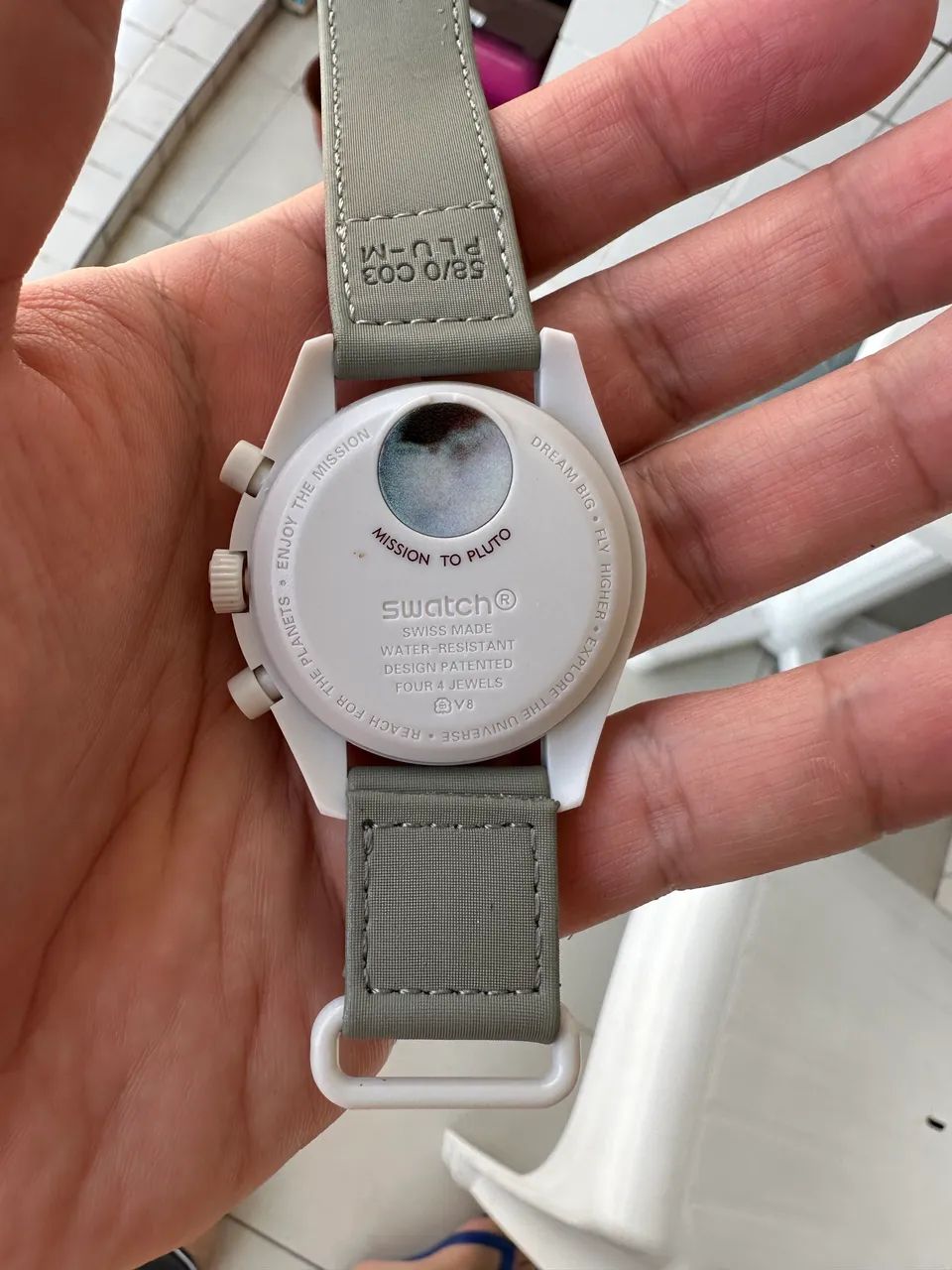 Relógio Swatch x Omega Moonswatch - Mission to Pluto - Acessórios