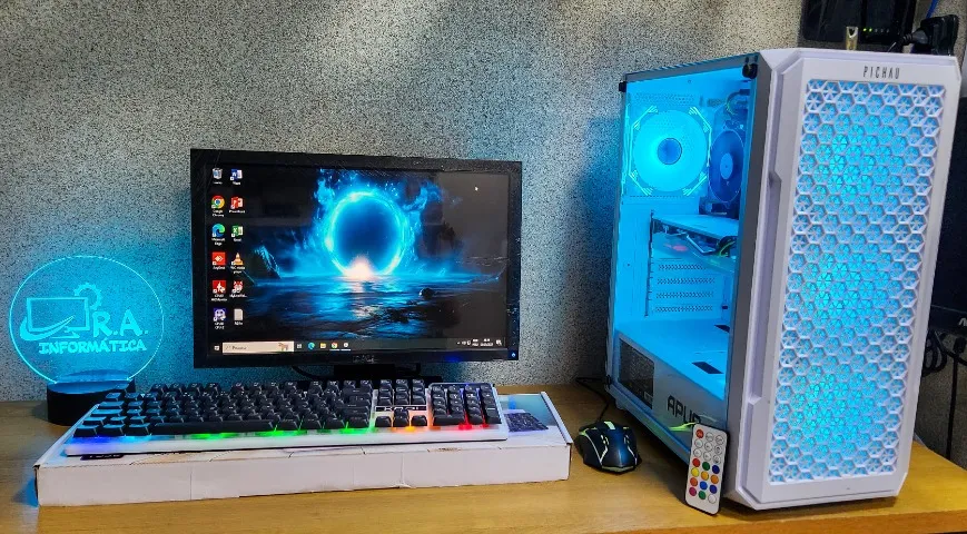 PC GAMER COMPLETO, I5 7°, 16GB, RX 580 8GB, BARATO!!!