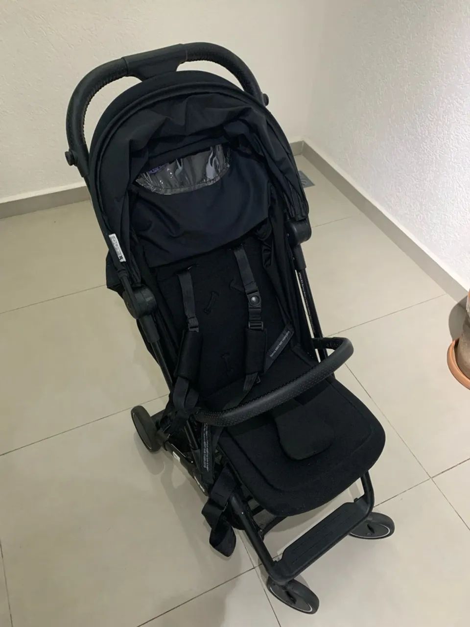 Carrinho de Bebê ABC Design Ping - Cor preto Coal (SemiNovo na Caixa)  - Foto 5