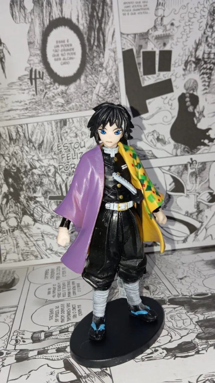 Boneco Action Figure Giyu Tomioka - Demon Slayer: Kimetsu no Yaiba. - Foto 3