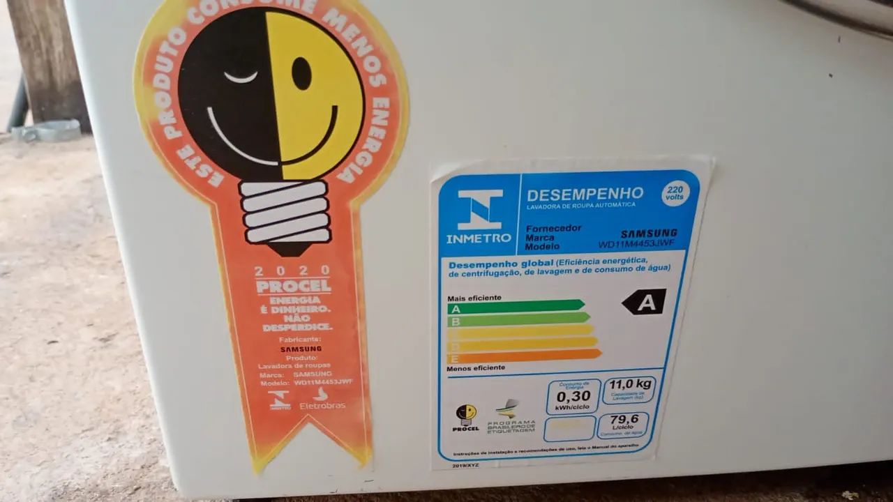 Lava e seca Samsung WD11M 11kg - Foto 4