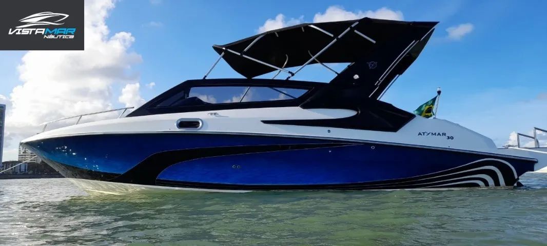 Lancha Atymar 30 pés Open com banheiro (Super nova) - Foto 2