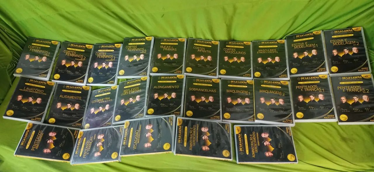 Coleção Completa de DVDs de Cabelereiro 25 dvds  - Foto 2