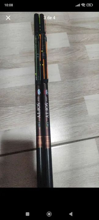 Varas de Pesca telescópica carbono 