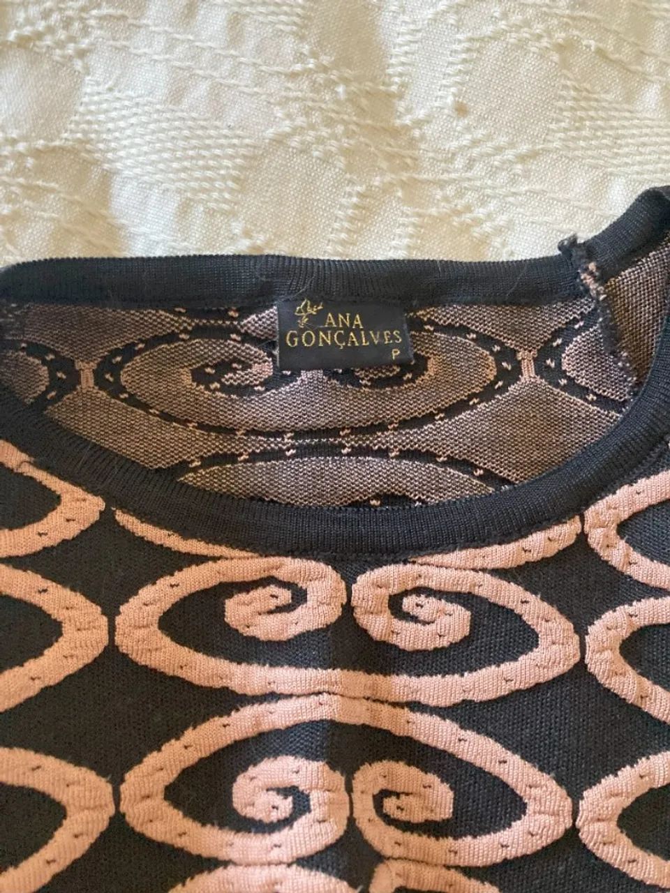 Vestido em lá quádrupla, bem quente e diferenciado - Foto 3