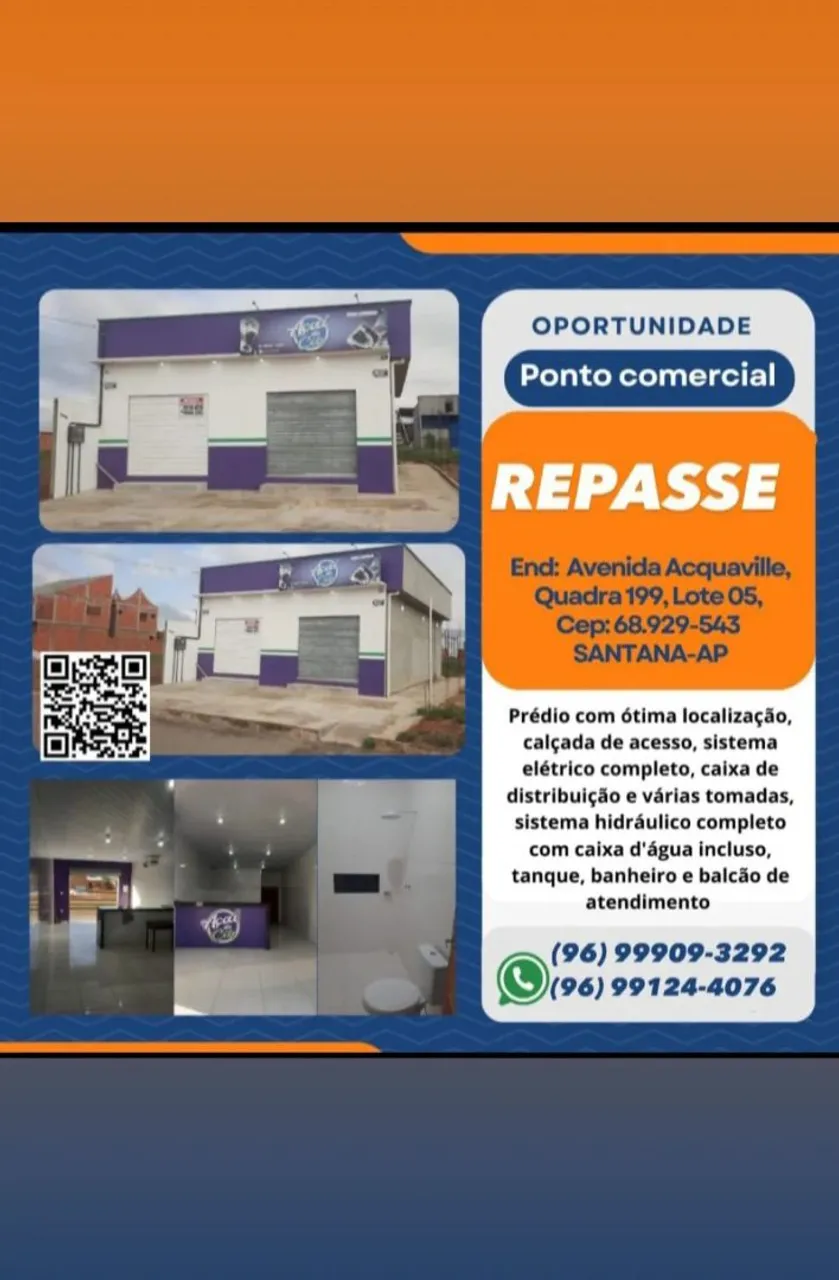 Ponto Comercial na Avenida Acquaville Tucunaré