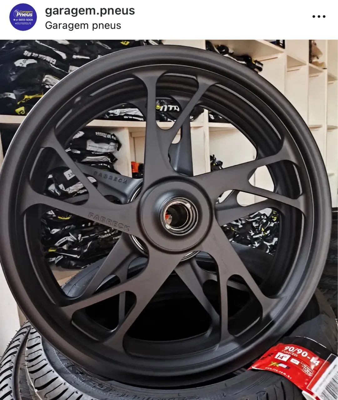 Roda de Moto liga leve (original Fabreck )