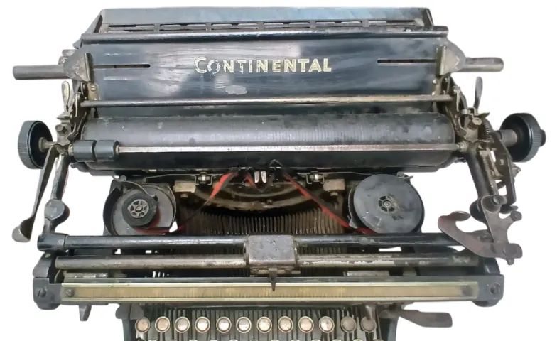 Máquina de Escrever Continental Antiga - Foto 4