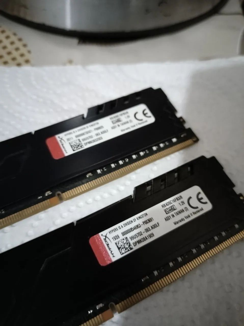 Memória 16 gb hyper fury DDR4 2666 - Foto 3